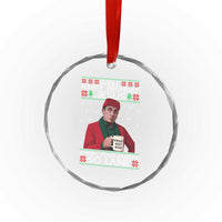 Funny Christmas The Office Movie Crystal Glass Ornament Well Happy Birthday Jesus Sorry Your Party Is So Lame - Wonder Print Shop