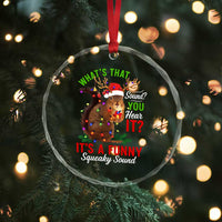 Funny Christmas Vacation Squirrel Movie Crystal Glass Ornament Whats That Sound You Hear It It Is A Funny Squeaky Sound - Wonder Print Shop