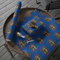 Funny Christmas Vacation Squirrel Movie Wrapping Paper Roll It Is A Funny Squeaky Sound Xmas Wreath - Wonder Print Shop