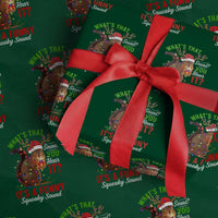 Funny Christmas Vacation Squirrel Movie Wrapping Paper Roll Whats That Sound You Hear It It Is A Funny Squeaky Sound - Wonder Print Shop