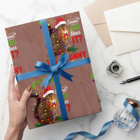 Funny Christmas Vacation Squirrel Movie Wrapping Paper Roll Whats That Sound You Hear It It Is A Funny Squeaky Sound - Wonder Print Shop