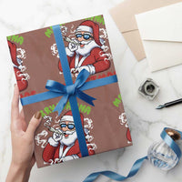 Funny Christmas Weed Wrapping Paper Roll Merryjuanna Christmas Santa Xmas - Wonder Print Shop