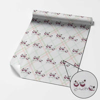 Funny Christmas Wine Wrapping Paper Roll Drink Drank Drunk Snowman Xmas - Wonder Print Shop