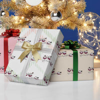 Funny Christmas Wine Wrapping Paper Roll Drink Drank Drunk Snowman Xmas - Wonder Print Shop