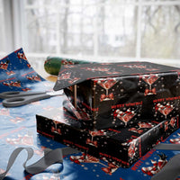 Funny Christmas Wine Wrapping Paper Roll Santa Feeling Xmas - Wonder Print Shop