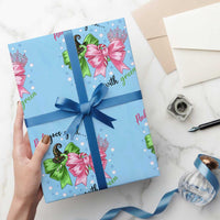 Funny Christmas Witch Pink Goes Good With Green Wrapping Paper Roll - Wonder Print Shop