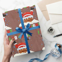 Funny Christmas Wrapping Paper Roll I Go Down All Night - Wonder Print Shop