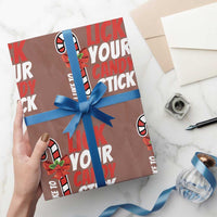 Funny Christmas Wrapping Paper Roll I Like To Lick Your Candy Stick - Wonder Print Shop