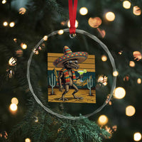 Funny Chupacabra Fiesta Crystal Glass Ornament Cinco De Mayo Gift