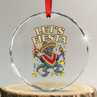 Funny Chupacabra Lets Fiesta Crystal Glass Ornament Cinco De Mayo Gift