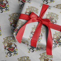 Funny Chupacabra Lets Fiesta Wrapping Paper Roll Cinco De Mayo Gift