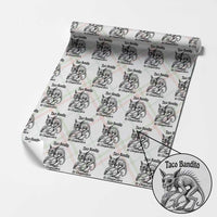 Funny Chupacabra Taco Bandito Wrapping Paper Roll Gift For Mexican Food Fan