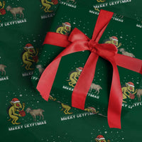 Funny Chupacabra Wrapping Paper Roll Merry Cryptmas Xmas Gift - Wonder Print Shop