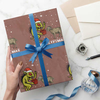 Funny Chupacabra Wrapping Paper Roll Merry Cryptmas Xmas Gift - Wonder Print Shop