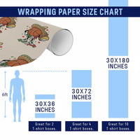 Funny Cinco De Mayo Basketball Wrapping Paper Roll Mexican Fiesta Party