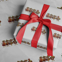 Funny Cinco De Mayo Chicken Squad Wrapping Paper Roll Mexican Party Celebration Gift