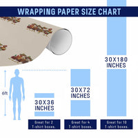 Funny Cinco De Mayo Chicken Squad Wrapping Paper Roll Mexican Party Celebration Gift