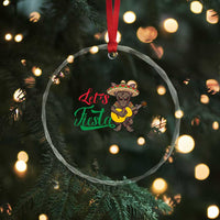 Funny Cinco De Mayo Chupacabra Crystal Glass Ornament Lets Fiesta