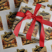 Funny Cinco De Mayo Chupacabra Wrapping Paper Roll Guitar Fiesta Gift
