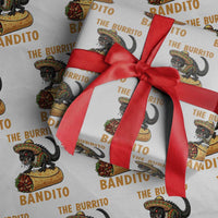 Funny Cinco De Mayo Chupacabra Wrapping Paper Roll The Burrito Bandito