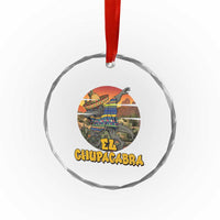 Funny Cinco De Mayo Cryptid Lover Gift Crystal Glass Ornament El Squatcho Dabbing