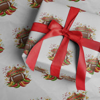 Funny Cinco De Mayo Football Wrapping Paper Roll Mexican Fiesta Party