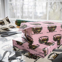 Funny Cinco De Mayo Mothman Wrapping Paper Roll I Wanna Stuff Her Taco