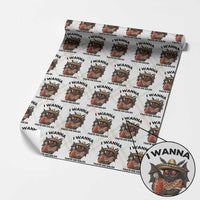 Funny Cinco De Mayo Mothman Wrapping Paper Roll I Wanna Taste His Salsa