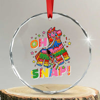 Funny Cinco De Mayo Pinata Candy Party Crystal Glass Ornament Oh Snap