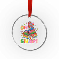 Funny Cinco De Mayo Pinata Candy Party Crystal Glass Ornament Oh Snap