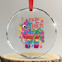 Funny Cinco De Mayo Pinata Crystal Glass Ornament Id Let You Hit It