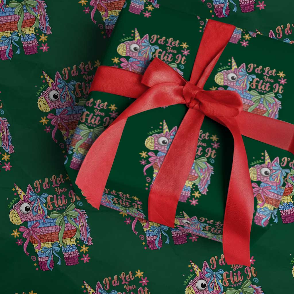 Funny Cinco De Mayo Pinata Wrapping Paper Roll Id Let You Hit It