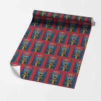 Funny Claws Cat Wrapping Paper Roll Horror Movie Parody - Wonder Print Shop
