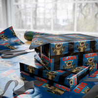 Funny Claws Cat Wrapping Paper Roll Horror Movie Parody - Wonder Print Shop