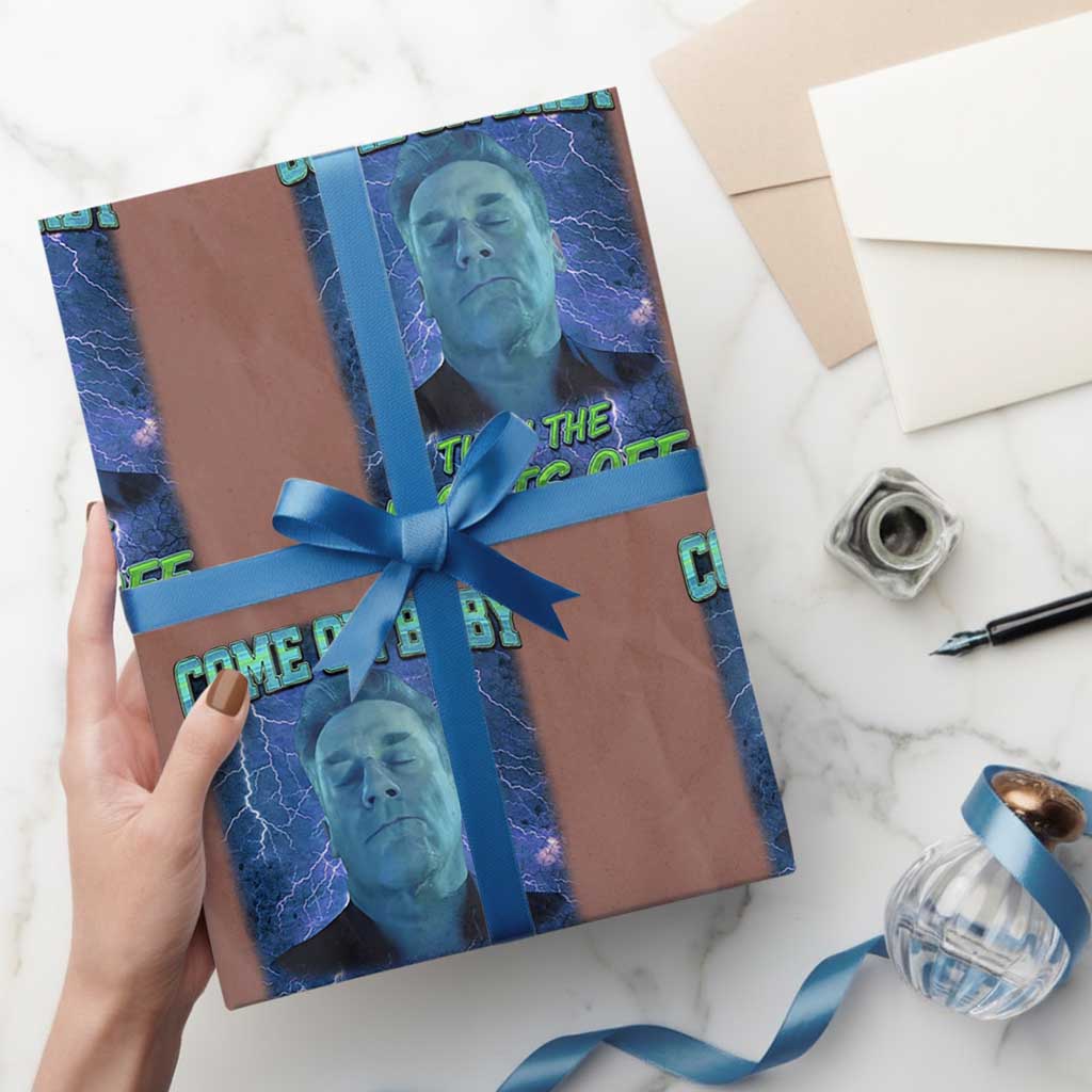 Funny Come On Baby Turn The Lights Off Wrapping Paper Roll Dance Club Meme - Wonder Print Shop