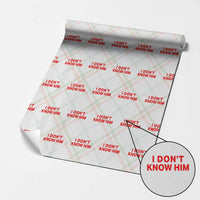 Funny Couple Matching Wrapping Paper Roll I Don't Know Him Couples She's My Soulmate - Wonder Print Shop