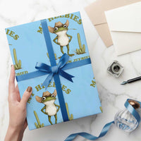 Funny Cowboy Frog Meme Wrapping Paper Roll My Heebies Have Been Jeebied