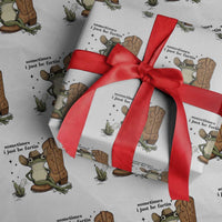 Funny Cowboy Frog Wrapping Paper Roll Sometimes I Just Be Fartin - Wonder Print Shop