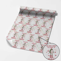 Funny Cowboy Frog Wrapping Paper Roll The Only Squat I'm Doin' Is Diddly - Wonder Print Shop