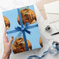 Funny Cowcat Six Seven Meme Wrapping Paper Roll Western 67 Trend Gift - Wonder Print Shop