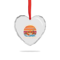 Funny Crab Meme Y2K Heart Crystal Glass Ornament Make Me Crabby Get The Stabby - Wonder Print Shop