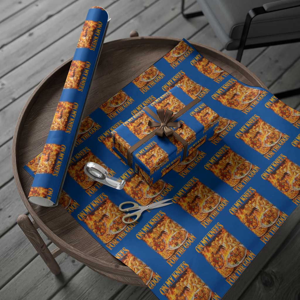 Funny Crab Rangoon Meme Wrapping Paper Roll Vintage 90s Style On My Knees Bootleg Graphic - Wonder Print Shop