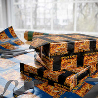 Funny Crab Rangoon Meme Wrapping Paper Roll Vintage 90s Style On My Knees Bootleg Graphic - Wonder Print Shop