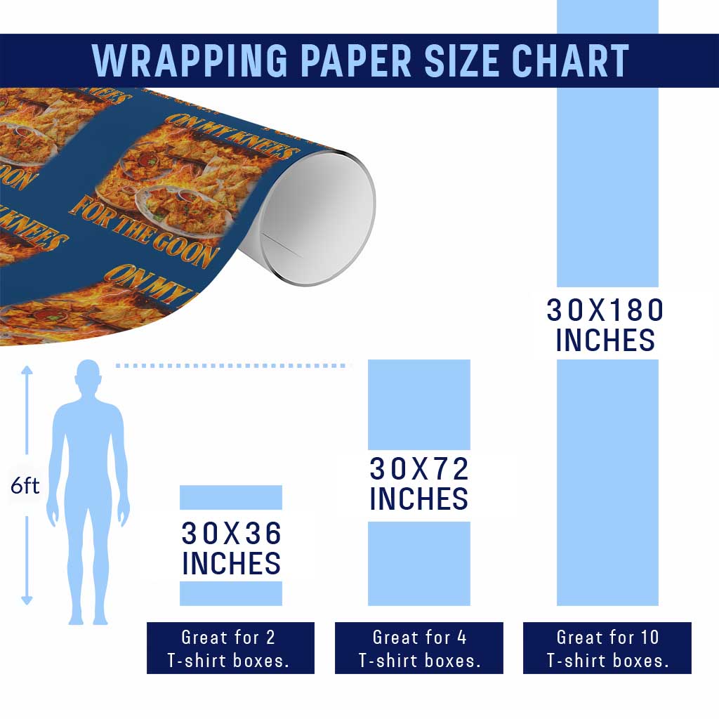 Funny Crab Rangoon Meme Wrapping Paper Roll Vintage 90s Style On My Knees Bootleg Graphic - Wonder Print Shop