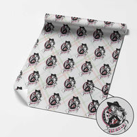 Funny Crazy Darts Lady Wrapping Paper Roll Coolest Girls Play Darts - Wonder Print Shop
