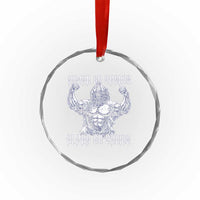 Funny Cringe Werewolf Memes Crystal Glass Ornament Human By Chance Alpha By Choice
