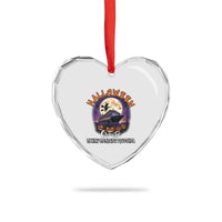 Funny Cruise Halloween Heart Crystal Glass Ornament Making Memories Together - Wonder Print Shop