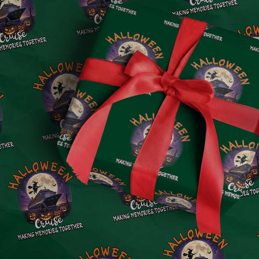 Funny Cruise Halloween Wrapping Paper Roll Making Memories Together - Wonder Print Shop