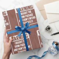 Funny Cruise Wrapping Paper Roll I Bought The Drink Package - Wonder Print Shop