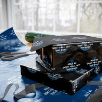Funny Cruise Wrapping Paper Roll Rule #1 Dont Fall Off The Boat - Wonder Print Shop
